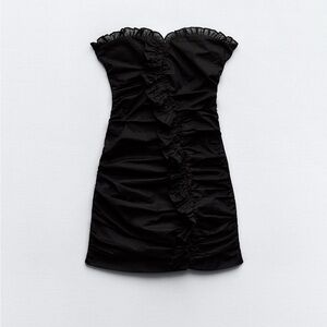NWT Zara Draped Mini Dress